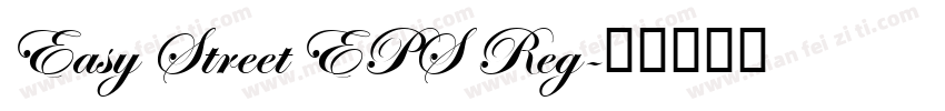 Easy Street EPS Reg字体转换